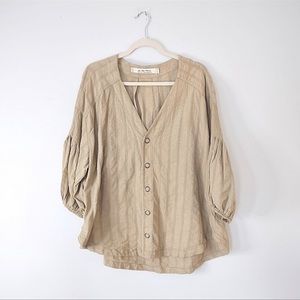 Free People | We the Free boho button down top
